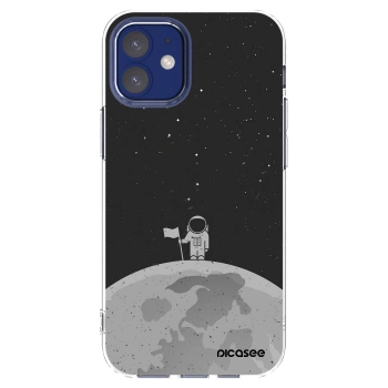 Picasee διαφανής θήκη σιλικόνης Apple iPhone 12 mini - Astronaut