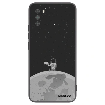 Picasee Μαύρη θήκη σιλικόνης για Xiaomi Poco M3 - Astronaut