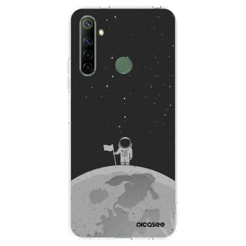 Picasee διαφανής θήκη σιλικόνης Realme 6i - Astronaut