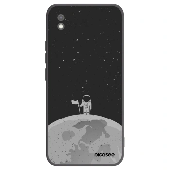 Picasee Μαύρη θήκη σιλικόνης για Xiaomi Redmi 9AT - Astronaut