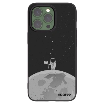 Picasee Μαύρη θήκη σιλικόνης για Apple iPhone 13 Pro - Astronaut