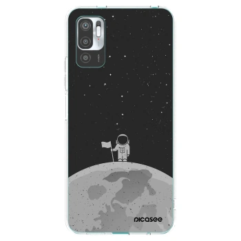 Picasee διαφανής θήκη σιλικόνης Xiaomi Redmi Note 10 5G - Astronaut