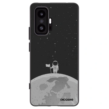 Picasee Μαύρη θήκη σιλικόνης για Xiaomi 11T Pro - Astronaut