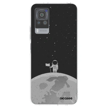 Picasee διαφανής θήκη σιλικόνης Vivo X60 Pro 5G - Astronaut