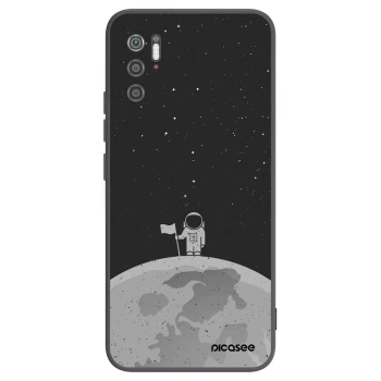 Picasee Μαύρη θήκη σιλικόνης για Xiaomi Poco M3 Pro 5G - Astronaut
