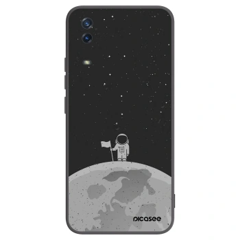 Picasee Μαύρη θήκη σιλικόνης για Vivo Y11s - Astronaut