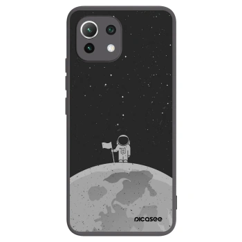 Picasee Μαύρη θήκη σιλικόνης για Xiaomi 11 Lite 5G NE - Astronaut