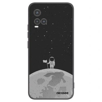 Picasee Μαύρη θήκη σιλικόνης για Vivo Y33s - Astronaut