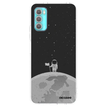 Picasee διαφανής θήκη σιλικόνης Motorola Moto G60 - Astronaut