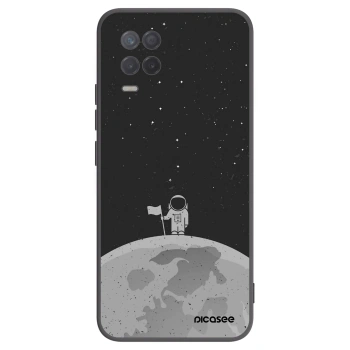 Picasee Μαύρη θήκη σιλικόνης για Realme 8 5G - Astronaut