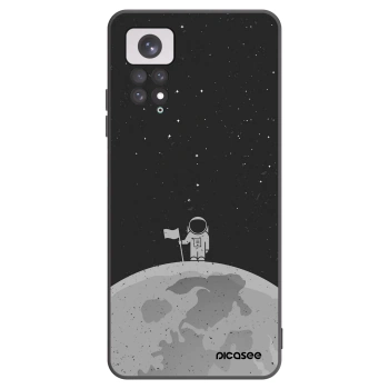 Picasee Μαύρη θήκη σιλικόνης για Xiaomi Redmi Note 11 - Astronaut