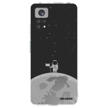 Picasee διαφανής θήκη σιλικόνης Xiaomi Redmi Note 11S 4G - Astronaut