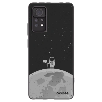 Picasee Μαύρη θήκη σιλικόνης για Xiaomi Redmi Note 11 Pro 5G - Astronaut
