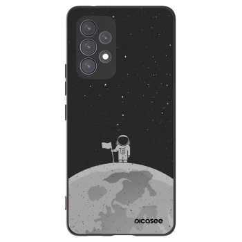 Picasee Μαύρη θήκη σιλικόνης για Samsung Galaxy A53 5G A536 - Astronaut
