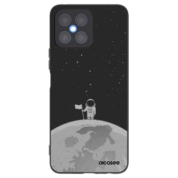 Picasee Μαύρη θήκη σιλικόνης για Honor X8 4G - Astronaut