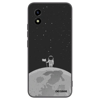 Picasee Μαύρη θήκη σιλικόνης για Vivo Y01 - Astronaut