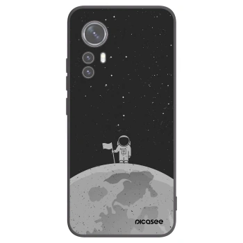 Picasee Μαύρη θήκη σιλικόνης για Xiaomi 12X - Astronaut