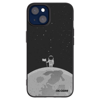 Picasee Μαύρη θήκη σιλικόνης για Apple iPhone 14 - Astronaut