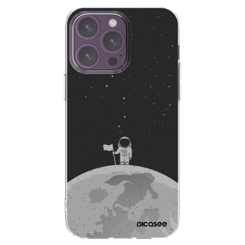Picasee διαφανής θήκη σιλικόνης Apple iPhone 14 Pro Max - Astronaut