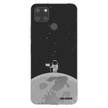 Picasee διαφανής θήκη σιλικόνης Realme C21Y - Astronaut