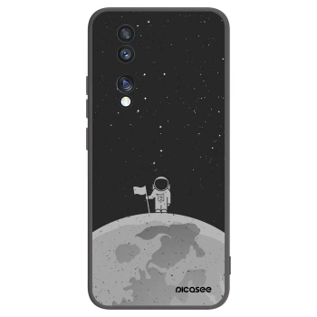 Picasee Μαύρη θήκη σιλικόνης για Honor 70 - Astronaut