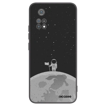 Picasee Μαύρη θήκη σιλικόνης για Xiaomi Poco M4 Pro - Astronaut