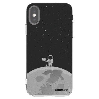 Picasee διαφανής θήκη σιλικόνης Apple iPhone X/XS - Astronaut
