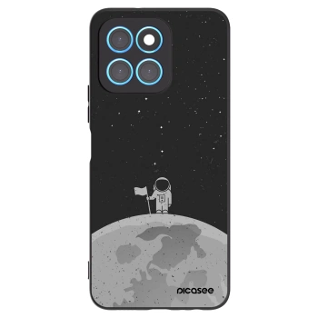 Picasee Μαύρη θήκη σιλικόνης για Honor X6 - Astronaut