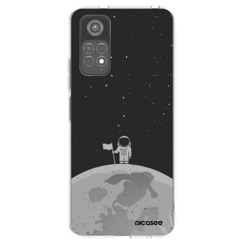 Picasee διαφανής θήκη σιλικόνης Xiaomi Redmi Note 11S 5G - Astronaut