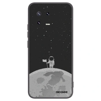 Picasee Μαύρη θήκη σιλικόνης για Xiaomi 13 Pro - Astronaut