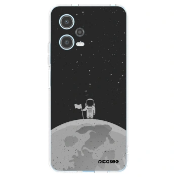 Picasee διαφανής θήκη σιλικόνης Xiaomi Redmi Note 12 5G - Astronaut