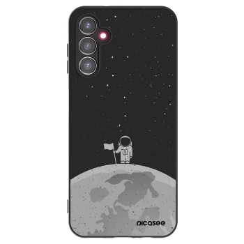 Picasee Μαύρη θήκη σιλικόνης για Samsung Galaxy A14 5G A146P - Astronaut