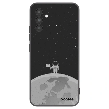 Picasee Μαύρη θήκη σιλικόνης για Samsung Galaxy A04s A047F - Astronaut