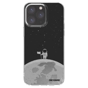 Picasee διαφανής θήκη σιλικόνης Apple iPhone 15 Pro Max - Astronaut