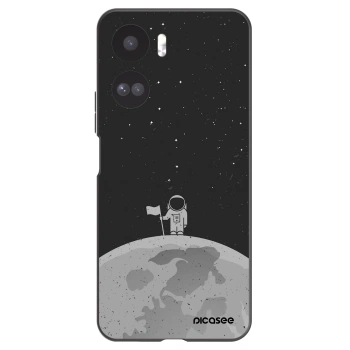 Picasee Μαύρη θήκη σιλικόνης για Honor 90 Lite 5G - Astronaut