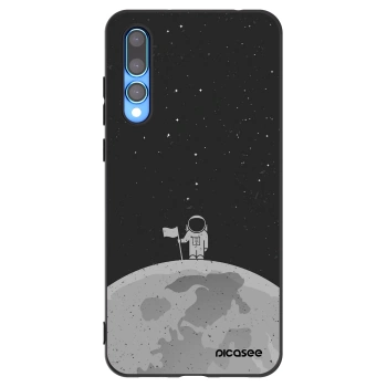 Picasee Μαύρη θήκη σιλικόνης για Huawei P20 Pro - Astronaut