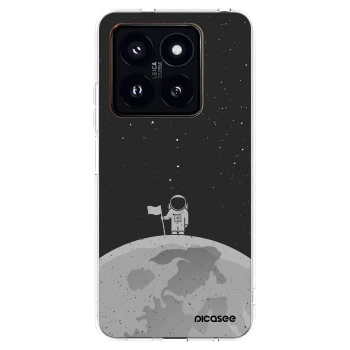 Picasee διαφανής θήκη σιλικόνης Xiaomi 14 Pro - Astronaut
