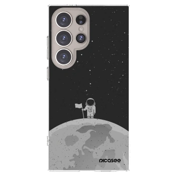 Picasee διαφανής θήκη σιλικόνης Samsung Galaxy S24 Ultra S928B 5G - Astronaut