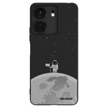 Picasee Μαύρη θήκη σιλικόνης για Xiaomi Redmi 13C 4G - Astronaut