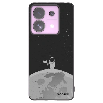 Picasee Μαύρη θήκη σιλικόνης για Xiaomi Redmi Note 13 Pro 5G - Astronaut