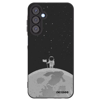 Picasee Μαύρη θήκη σιλικόνης για Samsung Galaxy A25 A256B 5G - Astronaut