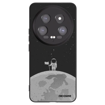 Picasee Μαύρη θήκη σιλικόνης για Xiaomi 14 Ultra - Astronaut