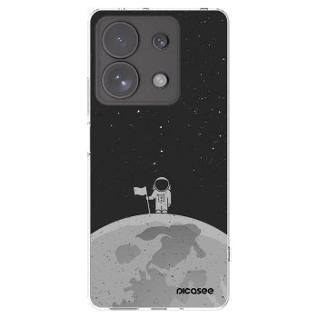 Picasee διαφανής θήκη σιλικόνης Xiaomi Redmi Note 13 Pro 4G - Astronaut