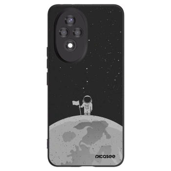 Picasee Μαύρη θήκη σιλικόνης για Honor 200 5G - Astronaut
