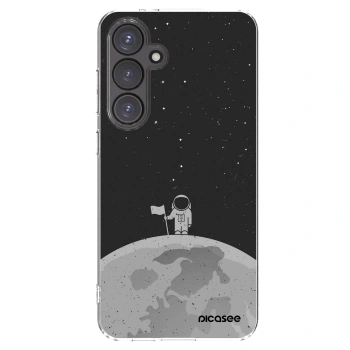 Picasee διαφανής θήκη σιλικόνης Samsung Galaxy S24 FE S721B - Astronaut