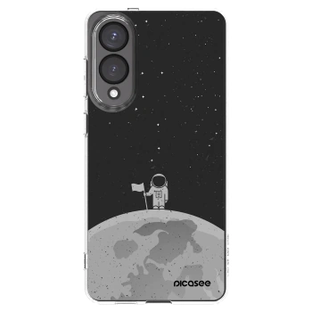 Picasee διαφανής θήκη σιλικόνης Samsung Galaxy S25 Edge 5G - Astronaut