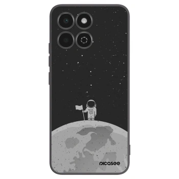 Picasee Μαύρη θήκη σιλικόνης για Honor 200 Smart 5G - Astronaut