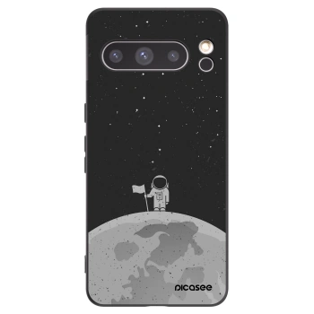 Picasee Μαύρη θήκη σιλικόνης για Google Pixel 8 Pro - Astronaut