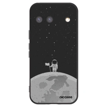 Picasee Μαύρη θήκη σιλικόνης για Google Pixel 9 - Astronaut