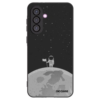 Picasee Μαύρη θήκη σιλικόνης για Samsung Galaxy A36 5G - Astronaut